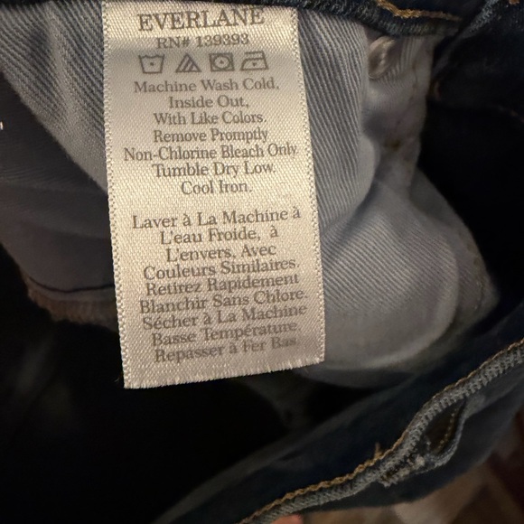 Everlane Dark Blue Cheeky‎ Jeans - Picture 5 of 5